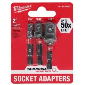 adaptadores milwaukee 1/4-3/8-1/2