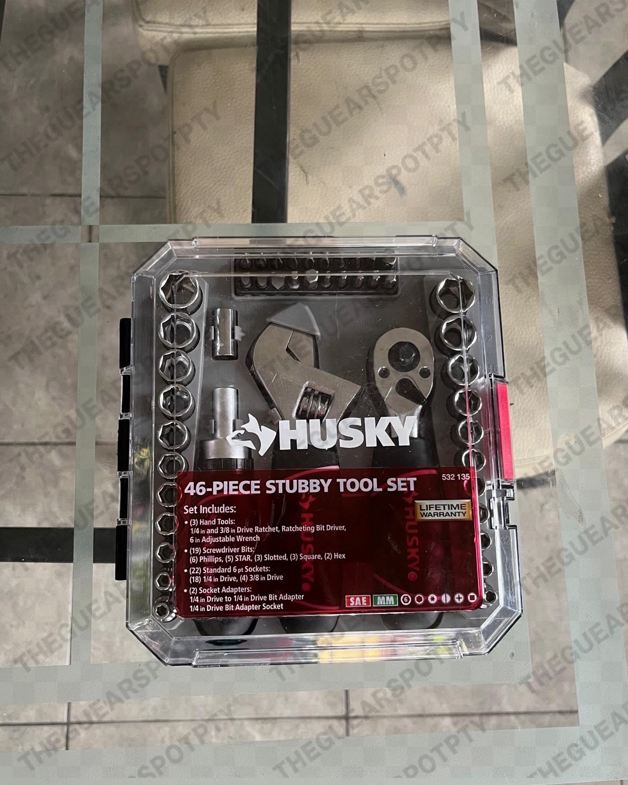set de 46 piezas de 1/4 husky