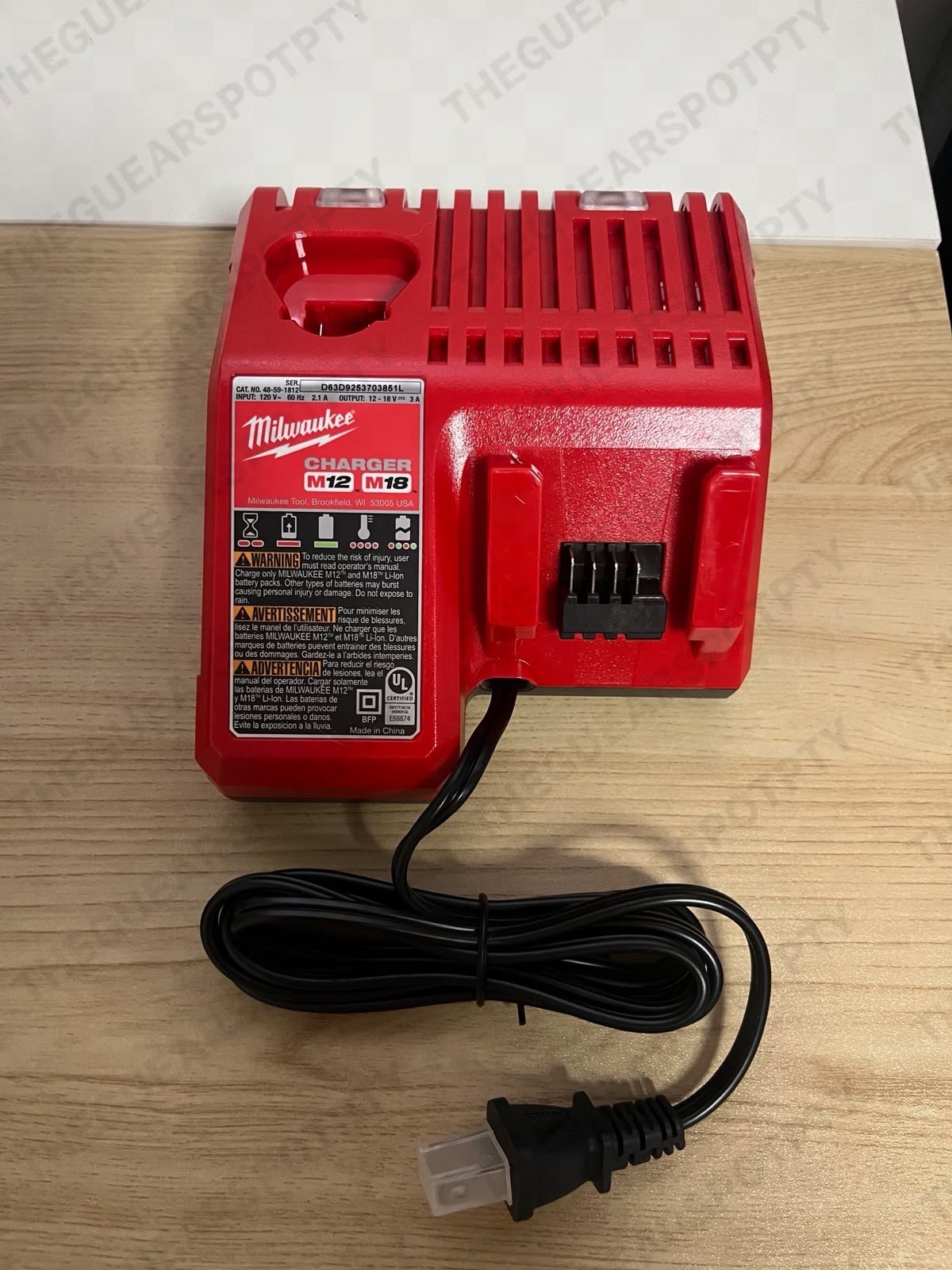 cargador Milwaukee M12/M18