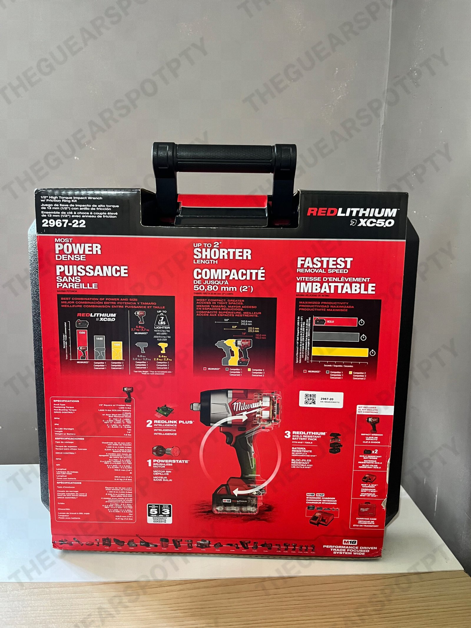 M18 FUEL HIGH TORQUE 1/2” — 2967-22 - Imagen 3
